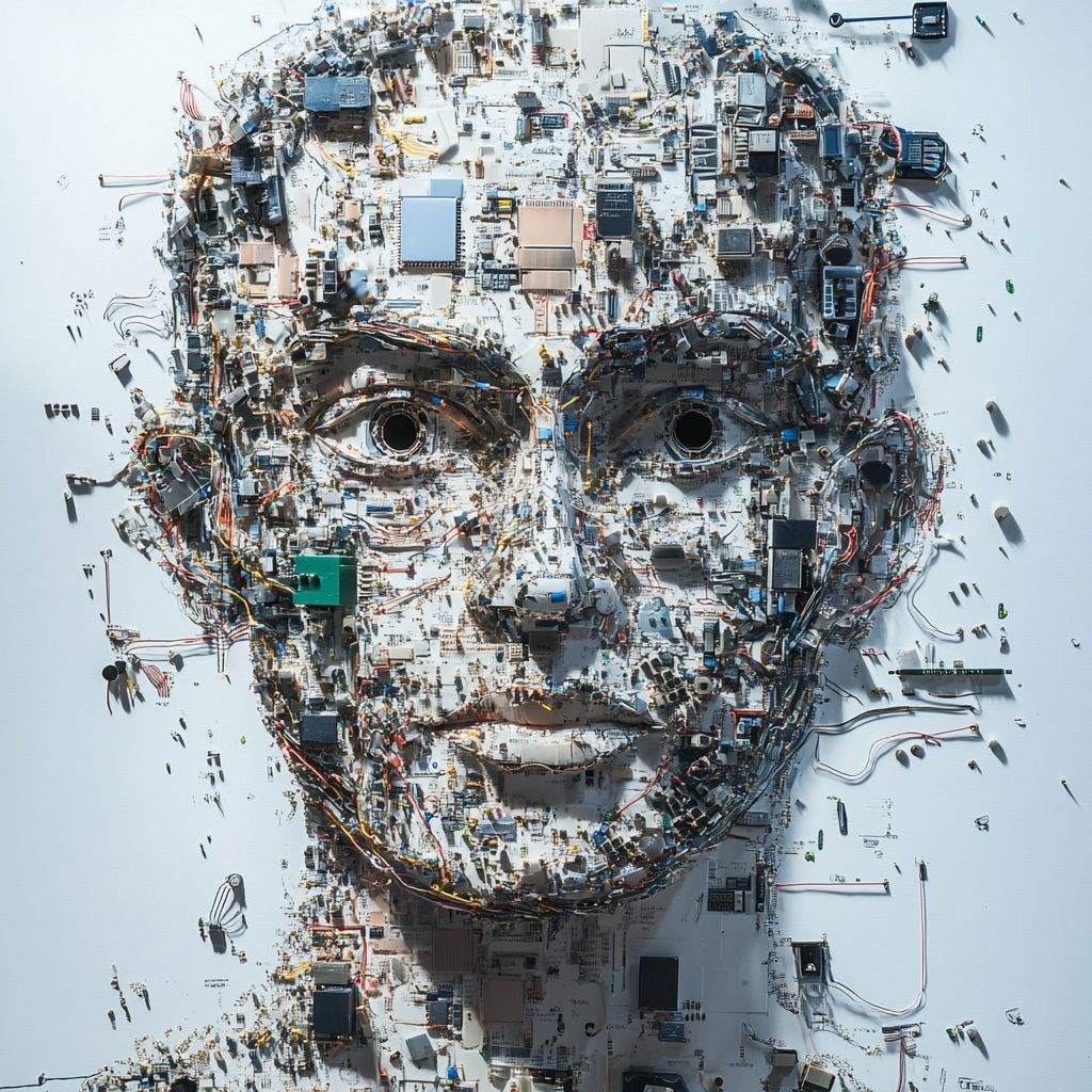 High-Tech Netzwerk Komponenten