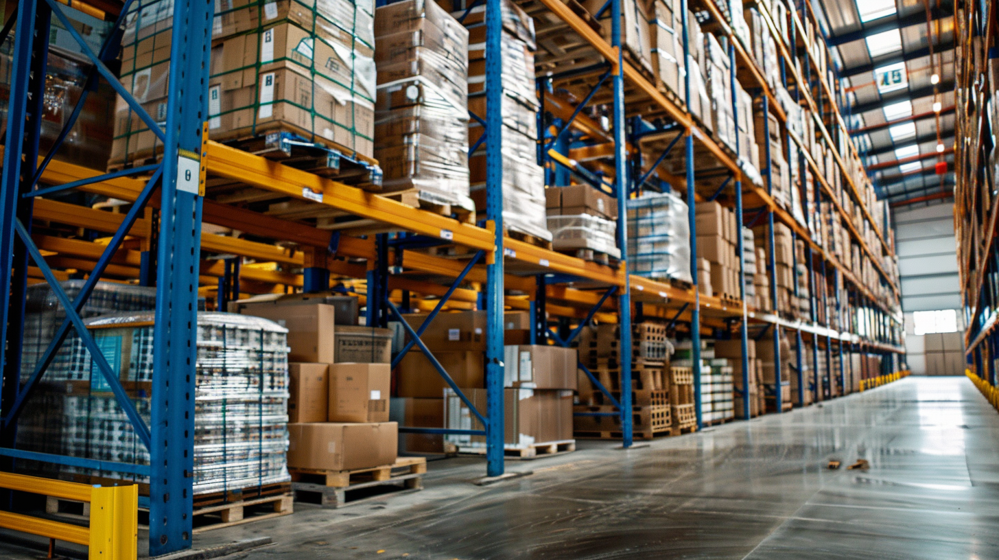 Hochregallager für Server-Hardware